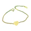 Bracciale in oro con charms Braccialetti dell'amicizia Designer per le donne Gioielli di lusso alla moda Collane a forma di cuore Collana di designer Set di gioielli