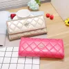 Den nya MS Han Edition Wallet Wallet Fashion Ling Madame Metal Crown Long Thirty Purse Wallet302J