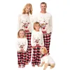 Tracksuits voor heren 2022 Kerstpyjama's Volwassenen Kinderen Pet Familie Baby Topbroek Nacht bijpassende outfits Huiskleding Twee -delige set slaapkleding