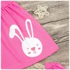 Kleidung Sets Mädchen Kaninchen Gedruckt Ostern Tag Kleid Set Baby Sommer Ärmellose Sling Tops und Anzug Kinder Zwei Stücke Kleidung ZHT 016 DR DH1XQ