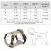 Hundhalsar Leases Nylon Dog sele för stora hundar Justerbar säkerhet Stor hund Harness Vest French Bulldog Greyhound Outdoor Walking Harnesses T221214