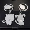 Tête chien chat porte-clés mignon Animal porte-clés breloques pour les amoureux des animaux de compagnie animalerie cadeaux promotionnels aux clients