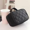 Koreansk fickväska med borstfack Mirror Sandwich Makeup BAG Double Volume Type215N