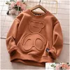 Pull Pluvier Automne Acier Imprimer Ours Sweat Garçons Vêtements Adolescents Manches Longues Pluviers Moletom Filles Sudaderas Enfants Coton À Dhjgt