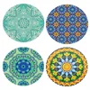 Table Cloth Decorative Mandala Protector Round Tablecloth For Party BBQ Catering Service Outdoor Indoor 120cm