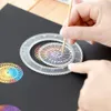 Giocattolo educativo per bambini 22 pezzi Spirografo Giochi da disegno Set Ingranaggi ad incastro Ruote Righello geometrico Accessori per il disegno Creativo 1175