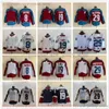 Movie College Hockey veste camisetas costuradas 8CaleMakar 19JoeSakic 29NathanMacKinnon 92GabrielLandeskog 7DevonToews Men Jersey