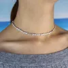 Collana orecchini set geometrico cz bar filo spinato ciondolo braccialetto girocollo donne bellissime di alta qualità