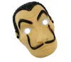 La Casa de Papel Full Face Mask Plastic Salvador Dali Costume Movie Mask for Realistic Halloween Party Night Club SN494