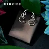 Ohrstecker Mode Luxus gewundenen Linien Geometrie voll Mirco gepflastert Mikrol Zirkonia Naija Ohrring Schmuck Bijoux Femmel E-75