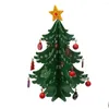 Christmas Decorations Holiday Xmas Ornaments Craft Assemble DIY Tree Kids Gifts Party Supplies Home Decor