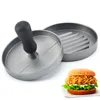 Hamburger Patty Press Maker mold Tools Metal Cast Aluminium 1/4 lb 4.5 inch 100 Non-Stick Papers