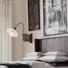 Vägglampa jw vintage industriell stil loft kreativ lång arm justerbar metall rustik ljus sconce fixturer dekor