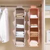 Storage Boxes Creative Household Clothes Hanging Drawer Box Underwear Sorting Wall Wardrobe Closet Organizer Shelves Organiser