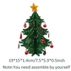 Christmas Decorations Holiday Xmas Ornaments Craft Assemble DIY Tree Kids Gifts Party Supplies Home Decor