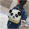Plecaki dziecięce torby szkolne dla dziewcząt dla dzieci torba garten 347 Dziewczyna chłopiec prosta moda światła panda urocza plecak Rugzak 220610 Drop D Dhdxg