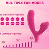 Sexleksakslickning G klitorispotvibrator - klitoris stimulator för kvinnor 7 tunga och 10 vibrerande lägen Vuxen TROSTING Toys/Woman Fld0