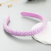 Sparkly Colorful Hair Hoop Rhinestone Full Crystal Headbands Elastic Hairbands Baroque Hair Accessories Headdress For Women