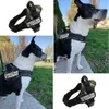 犬の襟のリーシュハーネスナイロン反射ベストxs-xxl for light big dogs chihuahua husky pitbull cat es supplies t221212