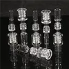 Hookahs Diamond Knot Quartz Enail Bangers Suit For 20mmOD Coil Heater 10mm 14mm 18mm Male Female Quartz E nail Banger Nails Glass Water Pipes