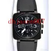 New Black Dial Limited Edition Quartz Chartz Stopwatch Movement 01-94 Men Watches249h