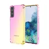 Soft TPU Anti Fall Shockproof Gradient Color Cell Airbag Phone Case For Samsung Galaxy S9 S9PLUS S10 S10E S10plus B218