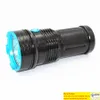 T6 LED UV Flashlight 395nm Ultra Violet Alüminyum Meşale 2200mAh Pil Şarj Cihazı