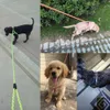 犬の襟のリーシュステップインドッグハーネスウォーキングリーシュセット