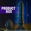 Sex Toy Motion Prostate Wave Massager Anal Vibrator Strong Suction Cup Remote Control 10 Vibrating 4 Läges Klitoris G-Spot Stimulator Xitc