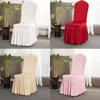 Stoelbedekkingen GY7416 Happy Wedding Soft Dikke GyroHome 1pc Dining Cover Seat Sarung Kerusi Spandex "Aangepast" Elastische stof