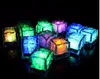 wholesale Mini LED Party Lights Square Color Changing LED ice cubes Glowing Ice Cubes Blinking Flashing Novelty Party Supply