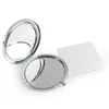 Blank compact mirror with Epoxy Sticker New cosmetic pocket mirror makeup Compacts Silver Colour For DIY Decoden #M070S