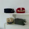 10pcs Cosmetic Bags Women Canvas Color Patchwork Solid Storage Bag Mix Color