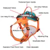 Hondenkragen ontleende hondenharnas geen trek buiten wandelen ademende reflecterende verstelbare kleine hondenharnas voor medium grote honden huisdierbenodigdheden t221212