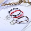 Bedelarmbanden 4-kleurs strass Vrienden zus Bracelet vrouwen sieraden hart vorm kpop diy cadeau aan vriendin oudste jongere splicing