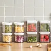 Storage Bottles Creative Refrigerator Round Drain Sealed Box For Ginger Garlic Onion Keep Fresh Fridge Tray Kitchen Organizer