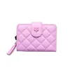 全ウォレットプレーンパターンバッグソリッド全体パターン全体で最も人気のあるかわいいピンクの財布全体で251z