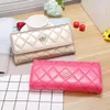 Den nya MS Han Edition Wallet Wallet Fashion Ling Madame Metal Crown Long Thirty Purse Wallet243f