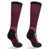 Men's Socks YUEDGE Women's Professional Breathable Cushion Knee High Long Running Compression