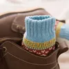 Kadın Çoraplar Qisin 1Pair Sıradan Yumuşak Kalın Sıcak Yün Karışar Kış Bayan Retro Tarzı Renkli Nefes Alabilir