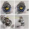 2 Color 904L Steel N Factory Cal 3186 Automatic Watch Men's Super V12 Версия 116710 116719 Blue Black Ceramic Bezel 116710BL2698