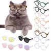 Dog Apparel Pet Cute Glasses Plastic Transparent Cat Sun Teddy Personality Funny Dress Up Supply Decoration Accessories