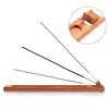 Wooden Incense Stick Holder Fragrance Lamps Ash Catcher Rosewood Tray Burner Holders Home Decoration Censer Tools Wholesale EE