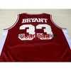 NCAA Lower Merion 33 Bryant Jersey College Men High School Basketball Red White Black Stitched