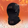 Bandanas Winter Fleece Hat And Scarf Set Tactical Warm BalaclavaThermal Head Cover Face Mask Neck Warmer Sport Cycling Ski