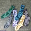 Towel Socks for Men and Women 2023 Fashion American Brand Carhart Men's Autumn Winter New North Women's Bottom Sports Tall Gold Label Embroidery Tie Dyed 5366