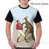 Herren T-Shirts Circus Serie Boxing K￤nguroo M￤nner T-Shirt Frauen ￼berall ￼ber Druck Mode Hemd Hemd Boy Tops T-Shirts Kurzarm T-Shirts