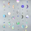 Party Decoration Laser Paper Star Moon Glitter Banner Garland Kids F￶delsedag Bakgrund Baby Shower Wedding Wall Hanging Decor