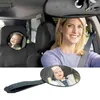 الملحقات الداخلية EAFC Baby Car Mirror Safety View المقعد الخلفي الذي يواجه جناحًا خلفيًا رعاية الأطفال مربع الأطفال 17 سم 17 سم