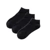 Men's Socks 3 Pairs All-cotton Low Cut Sweat Absorbing Short Cylinder Pure-color Thin Low-Help No Show